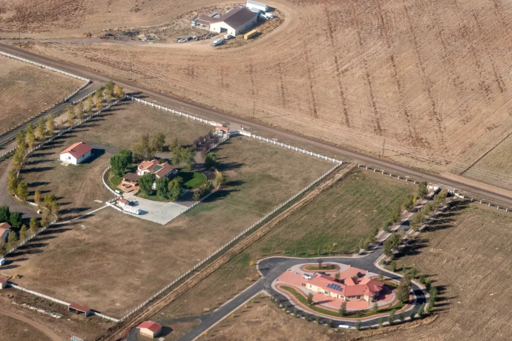 Urban Housing Drone Photography